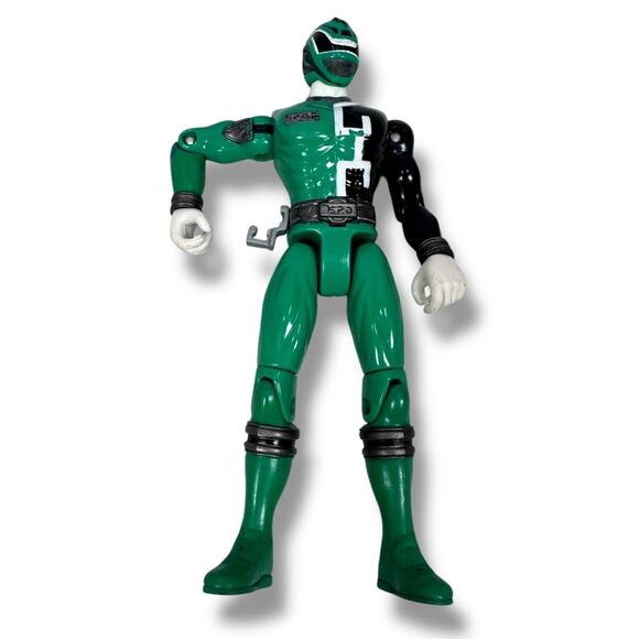 Bandai Power Rangers SPD Light Patrol Green Ranger Action Figure 5.5" Loose 2004 - Picture 1 of 7